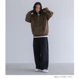 n'OrLABEL裏起毛ハーフジップフーディ  | osharewalker【MEN】 | 詳細画像8 