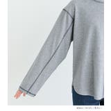 n'OrLABEL配色ロックステッチ微起毛カットソー | osharewalker | 詳細画像16 