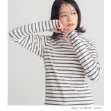 n'OrLABELボーダータートル起毛カットソー | osharewalker | 詳細画像2 