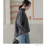 n'OrLABELブークレハイネックカットプルオーバー | osharewalker | 詳細画像8 