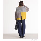 n'OrLABEL配色パッチワークケーブルニット  | osharewalker | 詳細画像13 