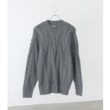 n'OrLABEL立体ケーブル編みニット  | osharewalker【MEN】 | 詳細画像17 