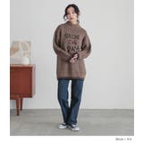 n'OrLABELロゴジャカードモヘヤタッチニット | osharewalker | 詳細画像7 