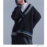 kOhAKUアシメ衿デザインニット  | osharewalker | 詳細画像4 