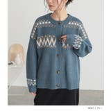 n'OrLABELノルディック柄ニットカーディガン | osharewalker | 詳細画像6