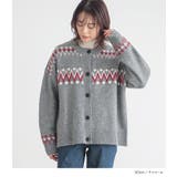 n'OrLABELノルディック柄ニットカーディガン | osharewalker | 詳細画像13