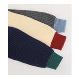 n'OrLABEL配色片畦編みニットカーディガン  | osharewalker | 詳細画像4 