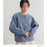 n'OrLABEL裏起毛クルーネックカーディガン | osharewalker | 詳細画像14