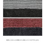 n'OrLABELモールヤーンボーダーニット | osharewalker | 詳細画像5