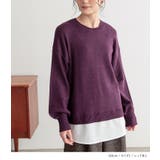 n'OrLABEL裾レイヤード風メランジニット  | osharewalker | 詳細画像9 