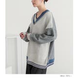 n'OrLABELチルデンニット切替裏起毛プルオーバー  | osharewalker | 詳細画像9 