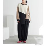 n'OrLABEL裏起毛アシメ異素材プルオーバー  | osharewalker | 詳細画像6 