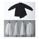 kOhAKUプリーツアシンメトリーフレアシャツ  | osharewalker | 詳細画像16 