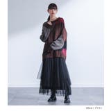 kOhAKU異素材配色切替ニット  | osharewalker | 詳細画像4 