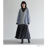 somari imaginationレイヤード風配色ニットカーディガン  | osharewalker | 詳細画像8 