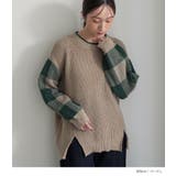n'OrLABEL袖チェックニット  | osharewalker | 詳細画像10 
