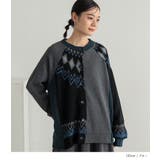 n'OrLABEL裏シャギーパッチワークノルディックニットカーデ  | osharewalker | 詳細画像12 