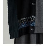 n'OrLABEL裏シャギーパッチワークノルディックニットカーデ  | osharewalker | 詳細画像15 