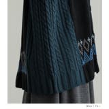 n'OrLABEL裏シャギーパッチワークノルディックニットカーデ  | osharewalker | 詳細画像16 