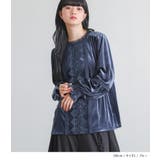 somari imaginationレースベロアブラウス | osharewalker | 詳細画像5