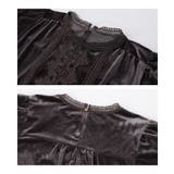 somari imaginationレースベロアブラウス | osharewalker | 詳細画像16