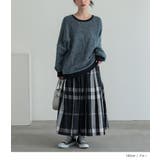 n'OrLABEL配色モヘヤタッチニット  | osharewalker | 詳細画像7 