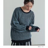 n'OrLABEL配色モヘヤタッチニット  | osharewalker | 詳細画像8 