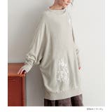 n'OrLABELレースモチーフドルマンチュニックニット  | osharewalker | 詳細画像12 