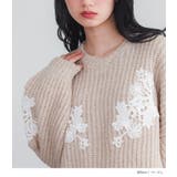 somari imaginationモチーフレースモヘヤタッチ畦ニット  | osharewalker | 詳細画像12 