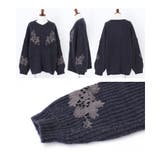 somari imaginationモチーフレースモヘヤタッチ畦ニット  | osharewalker | 詳細画像15 