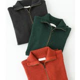 n'OrLABELネップヤーンハーフジップニット  | osharewalker | 詳細画像8 