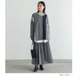 n'OrLABEL配色柄切替ニット  | osharewalker | 詳細画像9 