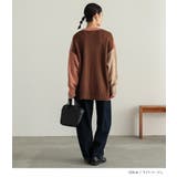 n'OrLABEL配色柄切替ニット  | osharewalker | 詳細画像13 