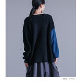 kOhAKUパッチワーク配色ニット  | osharewalker | 詳細画像10 