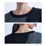 kOhAKU配色箔プリントアート柄ニット | osharewalker | 詳細画像9