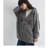 somari imaginationビジュー刺繍ニットカーディガン | osharewalker | 詳細画像10