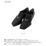 kOhAKU変形スクエアデザインローファー | osharewalker | 詳細画像15