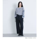 somari imaginationリボン付きデニムペインターパンツ | osharewalker | 詳細画像9