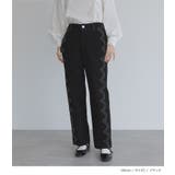 somari imaginationスカラップステッチストレートパンツ | osharewalker | 詳細画像11 