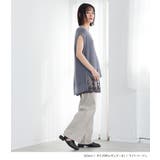 n'OrLABELフレキシンストレッチストレートワイドパンツ | osharewalker | 詳細画像16 