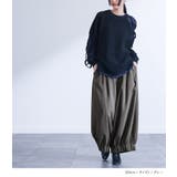 kOhAKU裾ゴムタックワイドパンツ | osharewalker | 詳細画像8