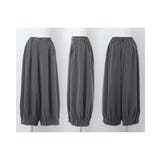 kOhAKU裾ゴムタックワイドパンツ | osharewalker | 詳細画像16