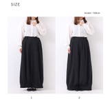 kOhAKU裾ゴムタックワイドパンツ | osharewalker | 詳細画像20