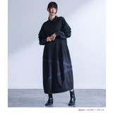 kOhAKU配色ラインコクーンワンピース | osharewalker | 詳細画像4