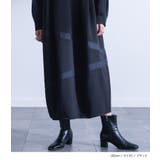 kOhAKU配色ラインコクーンワンピース | osharewalker | 詳細画像10