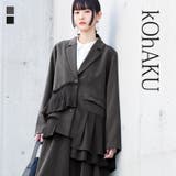 kOhAKUプリーツフリルドッキングジャケット | osharewalker | 詳細画像1