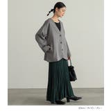 n OrLABELノーカラーラウンドヘムジャケット×コクーンパンツセットアップ | osharewalker | 詳細画像12