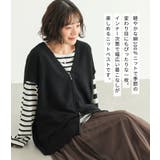 n'OrLABELVネックジップニットベスト | osharewalker | 詳細画像2 