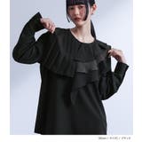 kOhAKU異素材配色プリーツブラウス | osharewalker | 詳細画像8 