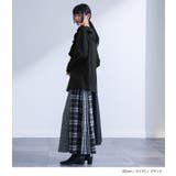 kOhAKU異素材配色プリーツブラウス | osharewalker | 詳細画像12 